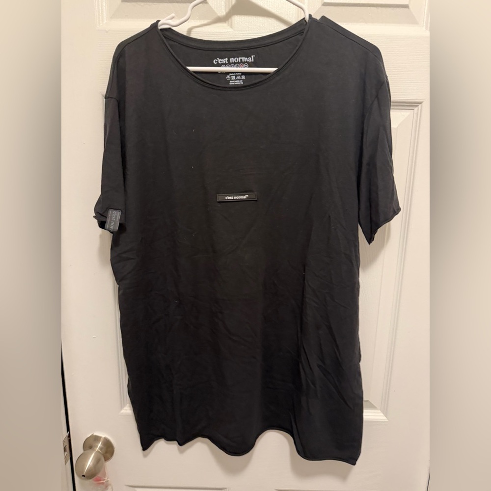 Black Men's Short Sleeve Tee